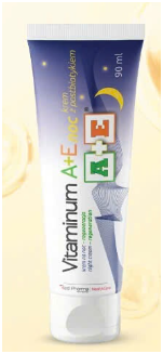 Kem dưỡng ẩm vitamin A, E ban đêm